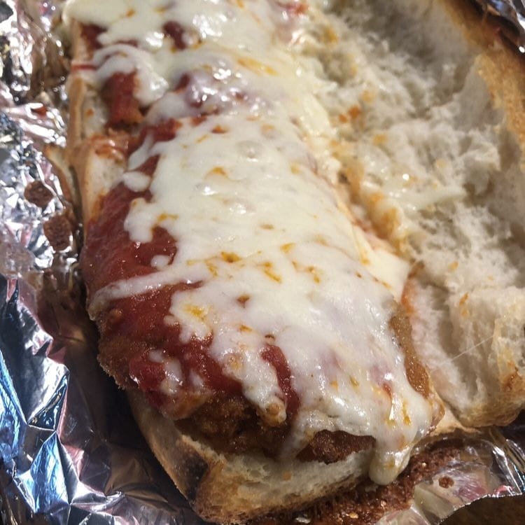 Veal Parmesan Wedge.