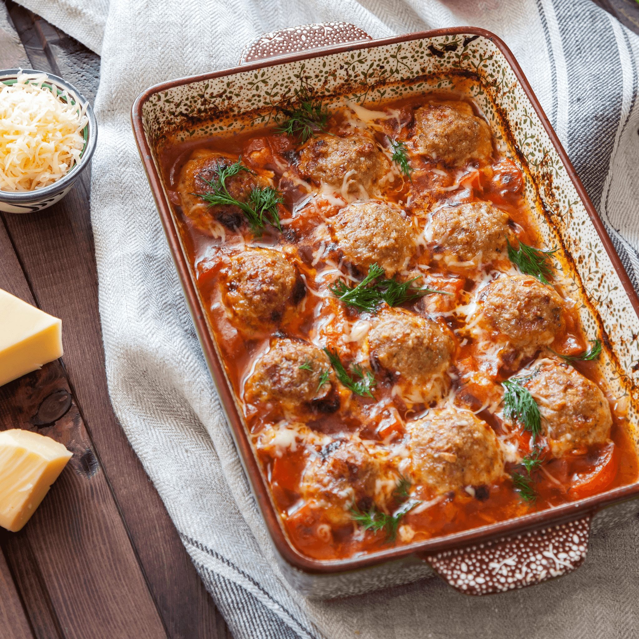 Sausage Parmesan or Meatball Parmesan.