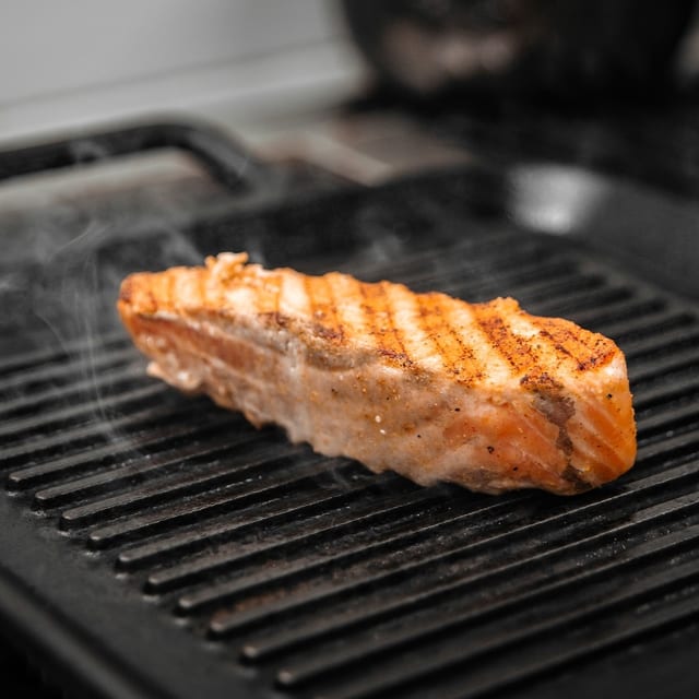 Grilled Salmon.