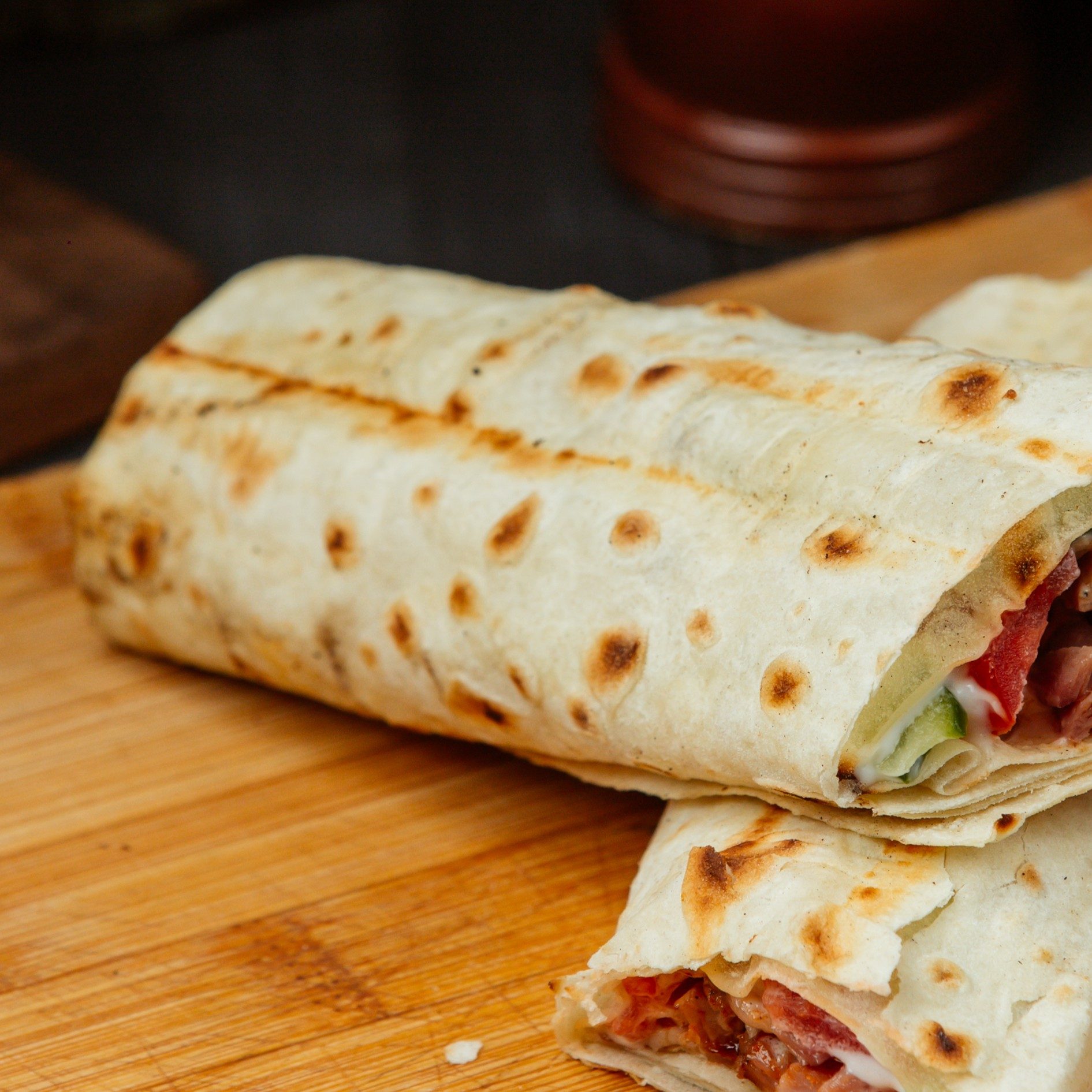 Chicken Caesar Wrap.
