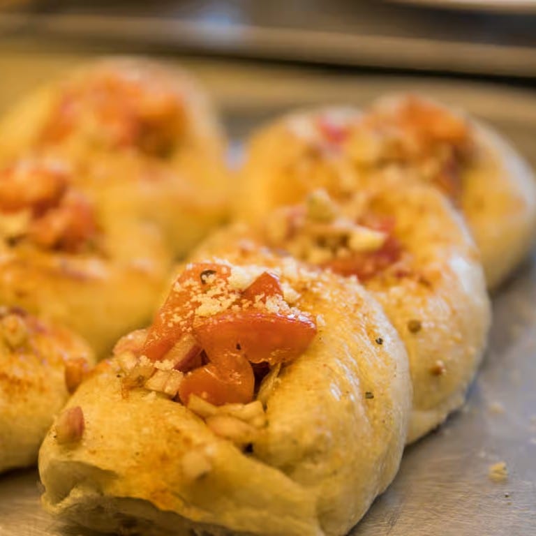 Chicken Parmigiana Roll.